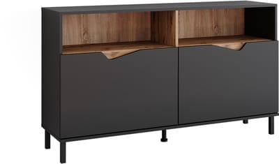 Vicco Marelle Sideboard – 140 x 81.3 cm met 2 deuren Antraciet/Artisan