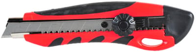 AGTECH / GRANIT PARTS GERMANY - Metalen Mes - 18mm - Rubberen Handgreep
