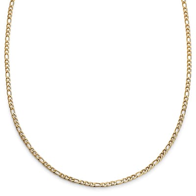 Essentials | 2 mm Goudkleurige Ketting met Figaro Schakels