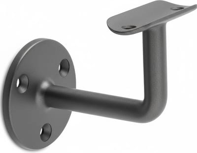 leuningdrager Trapleuninghouder Rond Ø 38–45 mm – RVS Gecoat – RAL 7016 Antraciet
