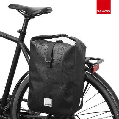 SAHOO - Fietstas - Zwart - Enkele fiets tas - 10 liter -Waterafstotend