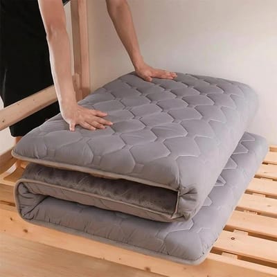 Japanse Futonmatras - Vloerbed - Comfortabel Slapen - Hoge Dichtheid Schuim - 80 x 190 cm - Roze