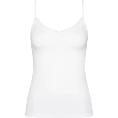 Triumph Feel Of Cotton Spaghetti Top 10224994-0003 WHITE-36
