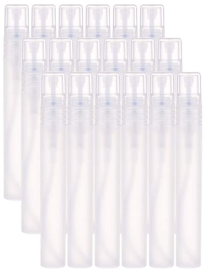 Dailygoods- Verstuiver 24 Pack 10ml - Mini Sprayflessen - Navulbare Fles - Pompkop - Reisverstuiver - Creatieve ervaring - Sprayfles