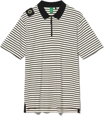 Ma.Strum Stripe Badge Polo