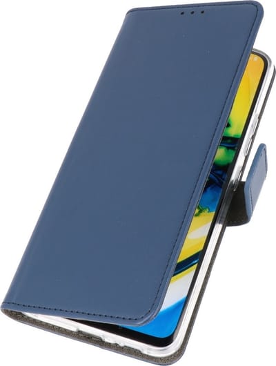 Booktype Telefoonhoesjes - Bookcase Hoesje - Wallet Case - Geschikt voor Samsung Galaxy A11 - Navy