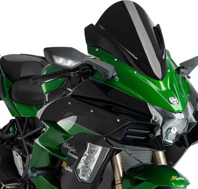 Puig Racing Kawasaki Ninja H2 Sx Voorruit Zwart