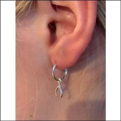 Oorbellen meisje - Oorringen - Zilveren oorringetjes 12mm Blaadje-6x8mm | |2mm | Zilver | Kinderen | Verkleurd niet