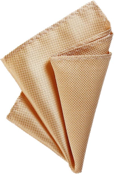 Voorgevouwen heren zakdoek 21 x 21 cm - dimensioneel stabiel en verstelbaar in meerdere kleuren