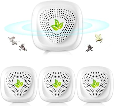 Ultrasoon Ongewenste Dieren Bestrijdingsapparaat - 4 Stuks