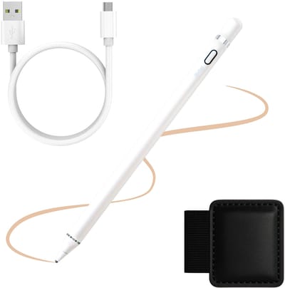 ADEL Stylus Pen met Perfecte Precisie voor Tablet & Smartphone – Oplaadbare Touchscreen Pen Incl. Stylushouder – Voor Alle Merken (o.a. iPad, Samsung)