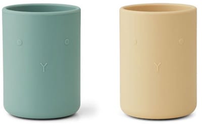 Drinkbekers Ethan cup Rabbit peppermint wheat yellow - Liewood