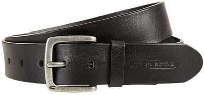 camel active Leren riem - Maat menswear-XXL - Zwart