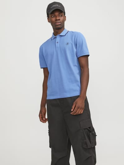 Jack & Jones Poloshirt Jcohass Logo Polo Ss Ln 12252395 Pacific Coast Mannen Maat - S