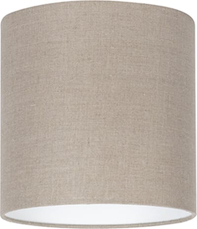Uniqq Lampenkap stoffen Livigno taupe  Ø 25 cm - 25 cm hoog