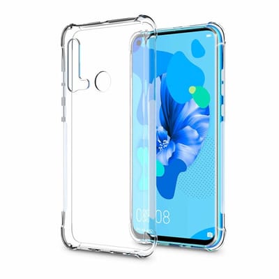 Ntech Hoesje Geschikt voor Huawei P20 lite (2019) Transparant Anti Shock Back hoesje
