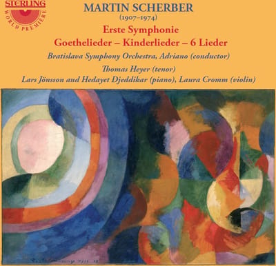 Bratislava Symphony Orchestra, Adriano - Scherber: Erste Symphonie: Goethelieder - Kinderlieder - 6 Lieder (CD)