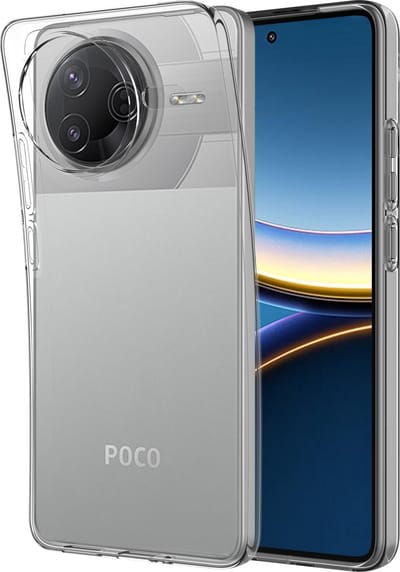 Just in Case hoesje geschikt voor Xiaomi Poco F7 Pro Hoesje Siliconen - Flexibele Case - Transparant