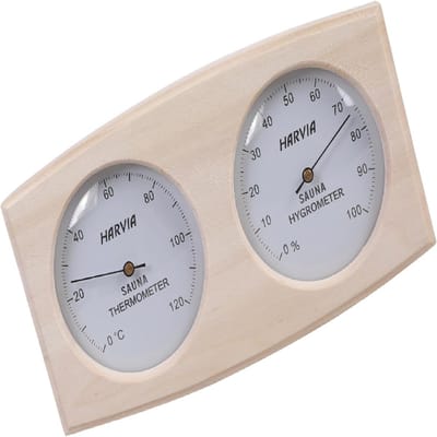 longziming -Massief Beukenhout Thermometer – Analoge Binnenklimaatmeter voor Huis, Slaapkamer en Kantoor – Nauwkeurig, Stijlvol en Duurzaam