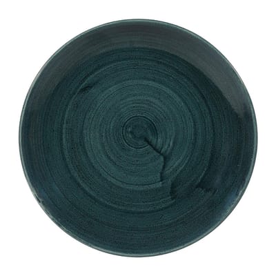 Churchill Stonecast Patina Rustic Teal Evolve Coupe Bord 22cm (12 stuks)