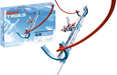 PLAYMOBIL Sky Trails: Air Lift - 71970 - Constructiespeelgoed voor hoogtes en trajecten vol acties | Bouw op, til en beleef spannende avonturen | voor actiefans en bouwliefhebbers