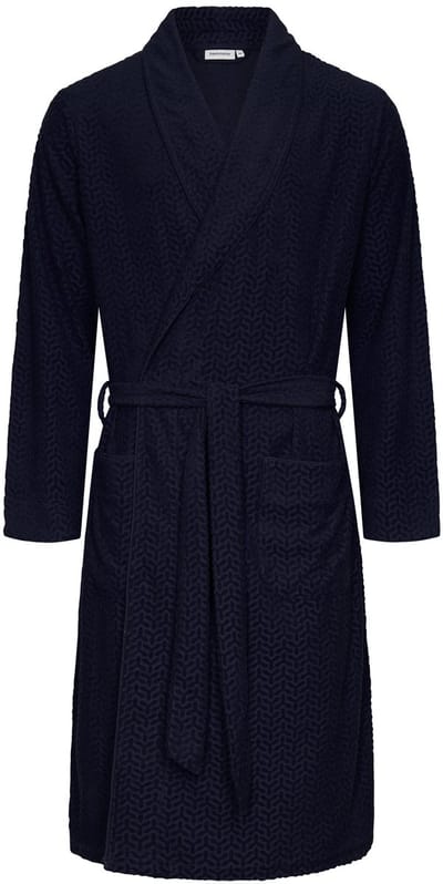Pastunette Badjas Blue Breeze - Badstof - Blauw - Maat 3XL