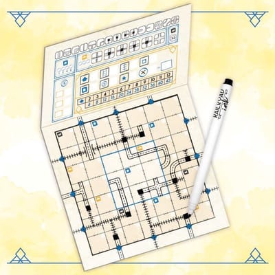 White Goblin Games - Railroad Ink (Goudgele versie) - Dobbelspel - 1 tot 4 spelers - Roll & Write - Puzzelspel - Voor de hele familie