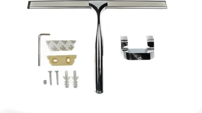 Benson Raamtrekker/wisser - RVS - incl. wandmontage materiaal - zilver - 25 cm