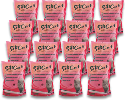 SiliCat - silicaatkattenbakvulling - voordeel verpakking 16x 3,8L zakken