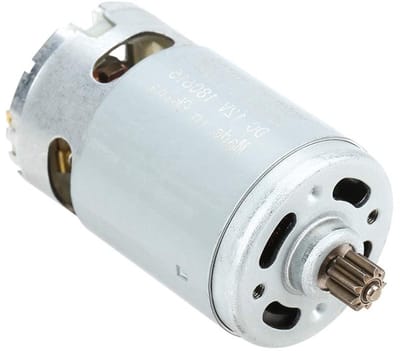 Industriële 12V DC Motor met 9 Tanden Kroonwiel voor Boortoepassingen - 90W Vermogen en Hoge Efficiëntie