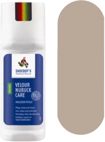 Shoeboy's Velour nubuck - Verzorgende, beschermende en kleurherstellende depper - 75ml - (032) Taupe