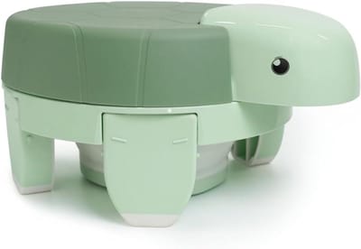 Peuterpotje Opvouwbaar - Reispotje Kind - Zindelijkheidstraining - 3-in-1 Multifunctioneel - 33 x 25 x 10 cm - Lichtgroen