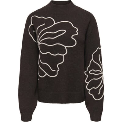 Jacqueline de Yong Jdyjella ls flower pullover knt noos dessin