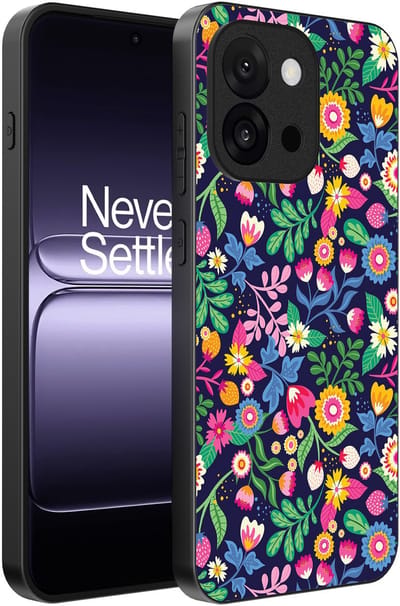 Smartphonica Telefoonhoesje Geschikt voor OnePlus 13T met bloemen opdruk - TPU backcover case flower design geschikt voor OnePlus 13T