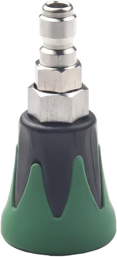 Hogedrukreinigersproeikopset met 15°, 25°, 40° tips, metalen snelkoppelingsvervanging voor hogedrukreinigingsmachines, compatibel met de meeste modellen van powerwasher (25°)