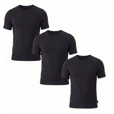 Verpakking van 3 Heren T-shirts met Korte Mouwen 50534019