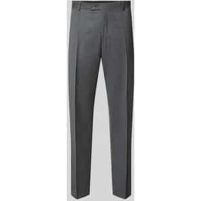 straight fit broek van scheerwolmix