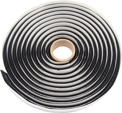 Allecta - Butyl Rond Koord Zwart 9.5mm x 4m - Auto Vrachtwagen Koplamp Raam Deur Voorruit - Hoogwaardige Afdichting & Isolatie