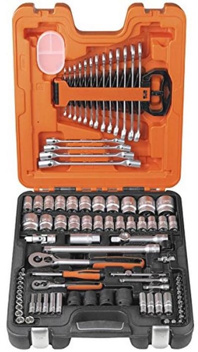 Steeksleutelset - Doppenset Combinatie - Reparaties Uitvoeren - 94 Delige Set - 0.6 cm en 1.3 cm - Mat Verchroomd