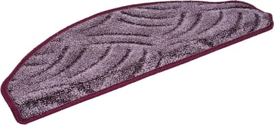 Trapmat Amberg traptreden matten - onderhoudsvriendelijk - set van 2 - 28 x 65 cm - aubergine