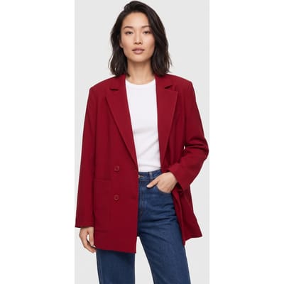 & Other Stories X Libby Wool Blazer Red Maat: 32 | Blazers Outlet | Dames | Rood