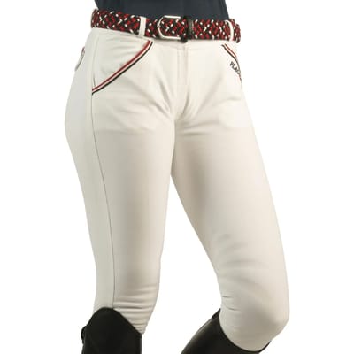 Dames rijbroek met middengrip Flags&Cup France Collection
