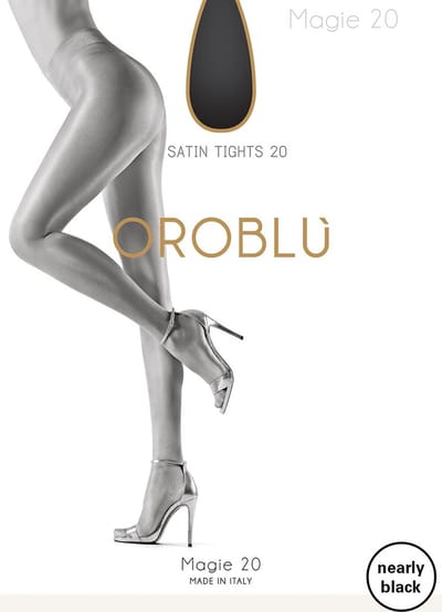 Oroblu Magie 20 Panty - Kleur Nearly Black - Maat S