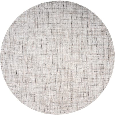 Vloerkleed Cross Beige - Rond ø200 cm - Wolmix Design Vloerkleed in Scandinavische / Japandi Stijl