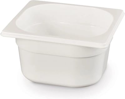 HENDI Gastronormbak – polycarbonaat – 1,6L – wit – 176x162x100 mm