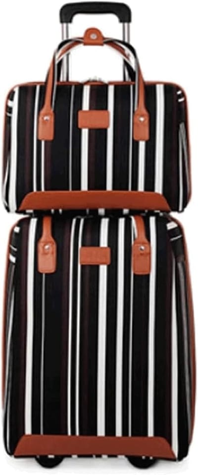 Reis Koffer Set - Nylon Bagage - Vliegen en Reizen - Anti-diefstal Combinatieslot - Grote Capaciteit - Zwart