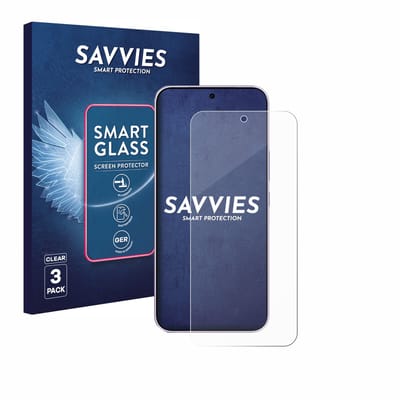3 Stuks Savvies Screenprotector - geschikt voor Vivo V70 FE - beschermfolie glas transparant