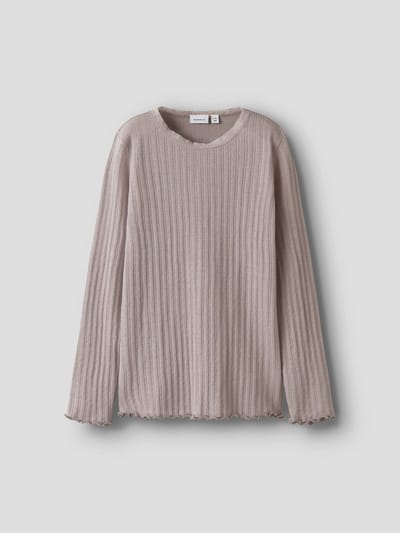 NAME IT - NKFWOSSA WO/SI RIB LS TOP - Meisjes - Blouses