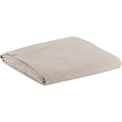 Hoeslaken van stonewashed katoen Vivaraise Zeff
