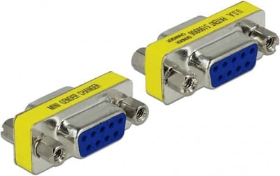 Serieel RS232 koppelstuk 9-pins SUB-D (v) - 9-pins SUB-D (v)